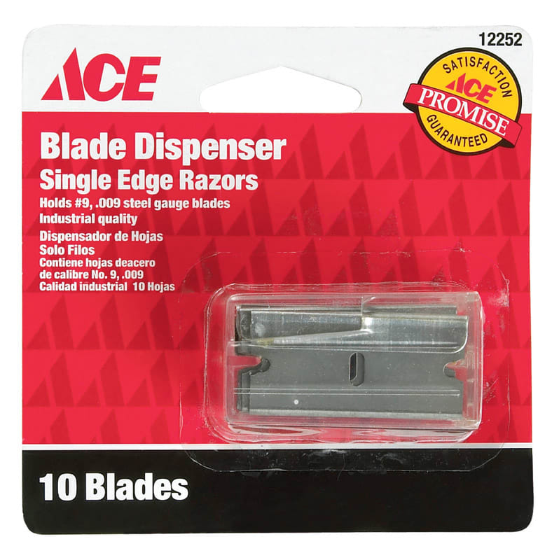 ACE DISPENSADR HOJAS AFEITAR #9 10PZ