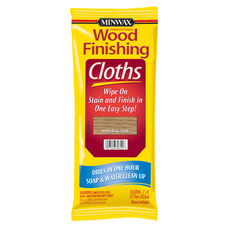 MINWAX TOALLITAS TINTA ROBLE NAT 8PZ