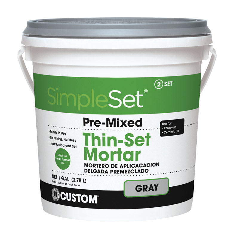SIMPLESET MORTERO DELG MZCL GRIS 1GL