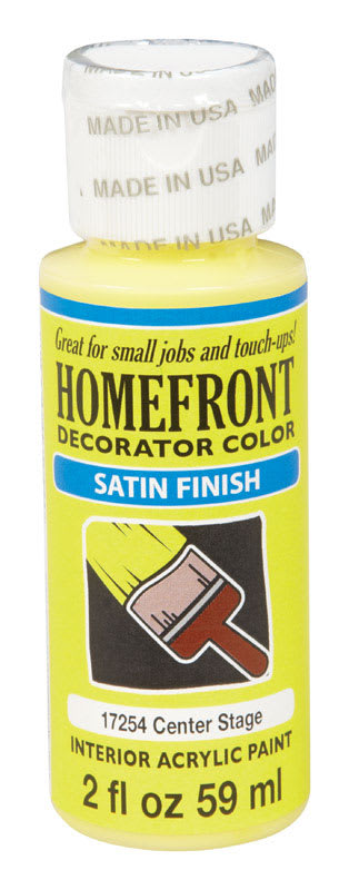HOMEF PINT DECORATIVA AMARILLO ESCENA 2OZ