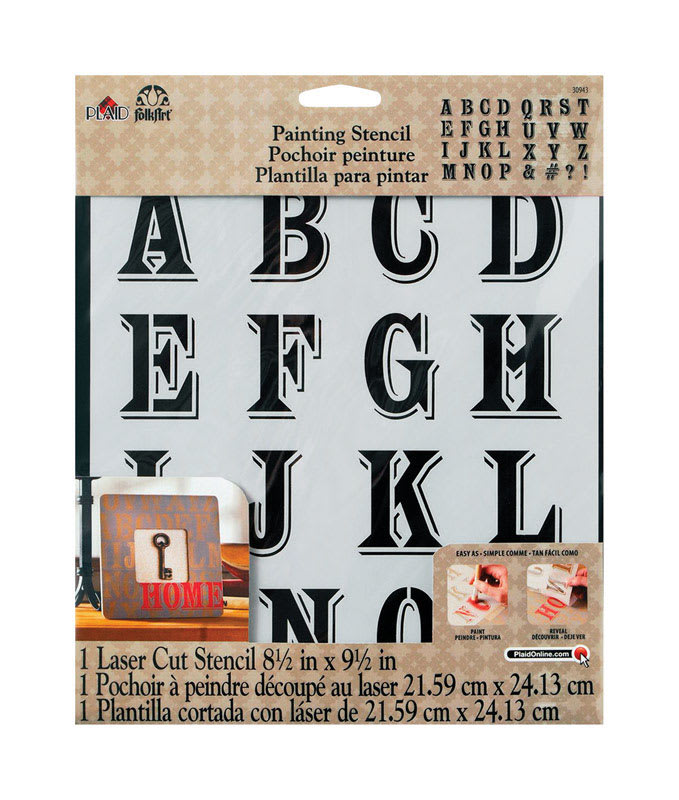 FOLKART PLANTILLA ALFAB PLAS 13/4PUL