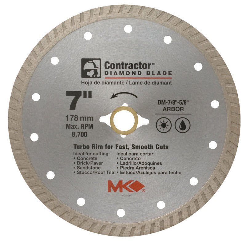 MK DISCO DIAMANTE DE CORTE TURB 7IN