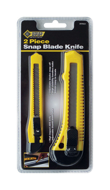 STEELGRIP CUCHILLO RETRACTIL 2PZ