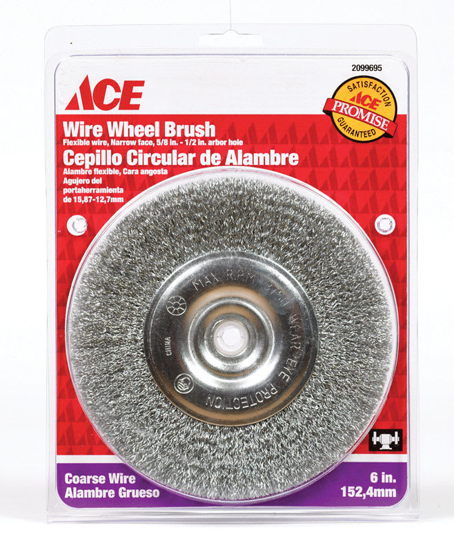 ACE CEPILLO CIRCULAR ALAMBRE 6IN