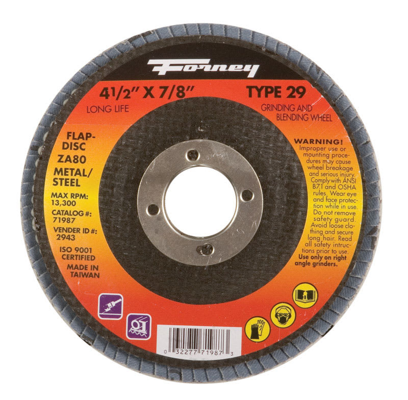 FORNEY DISCO ABRSV 4 1/2IN X7/8IN