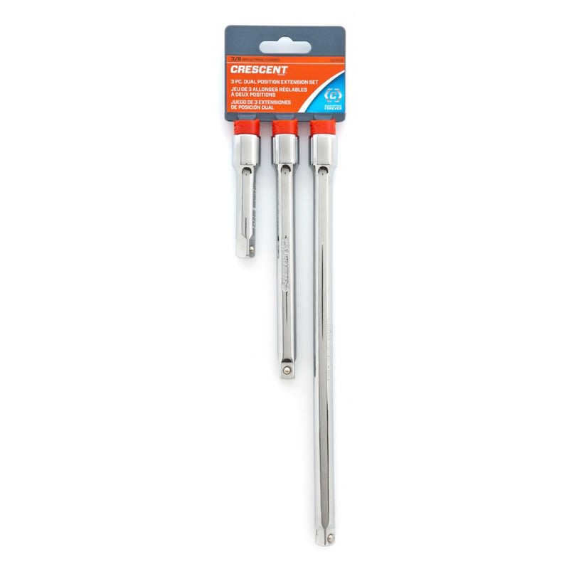 CRESCENT 3PZ 3/8IN EXTENSIONES SAE