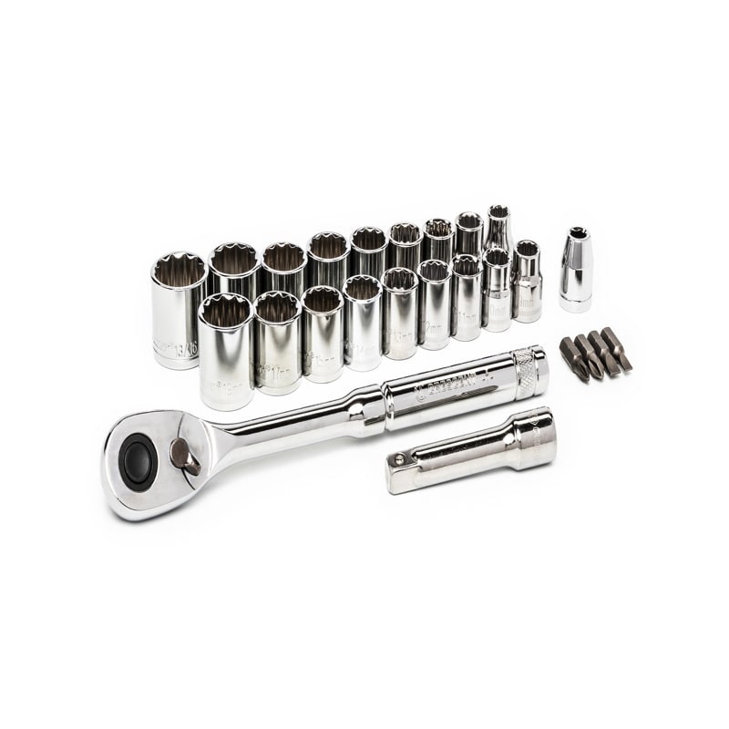 20PZ DADOS 12 PUNTAS Y MATRACA CRE