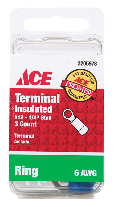 ACE TERM ANILLO 3P AZ 6 AWG