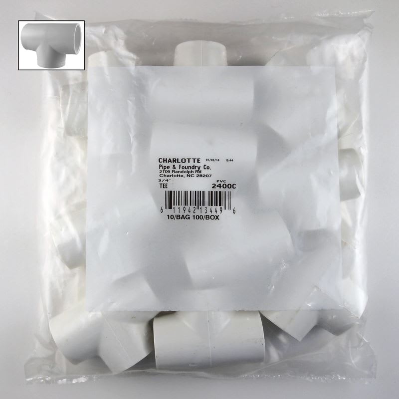 NO PEDIR CHARLOTTE CONECTOR TEE PVC 3/4