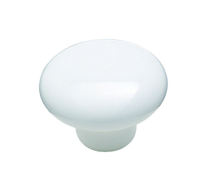 PERILLA BOTÓN CERAMICA 1.5IN BCO