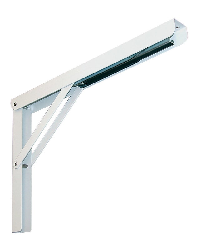 MENSULA PLEGABLE TP L 16IN BCO