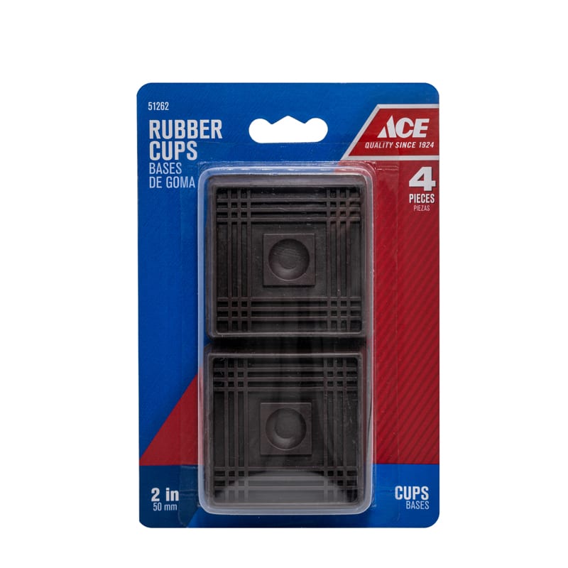 BASE PROTC GOMA CUAD 2IN 4PZ CF