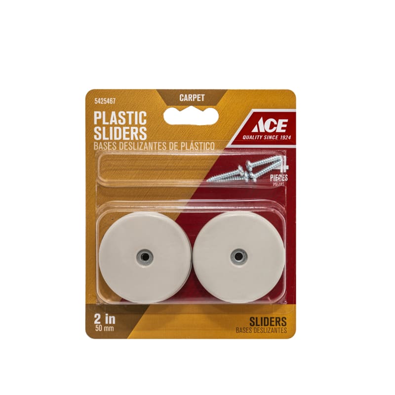 DESLIZANTES PLST RED 2IN 4PZ BCO
