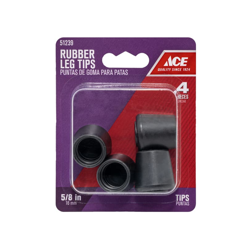 PUNTAS DE GOMA RED 5/8IN 4PZ NGO