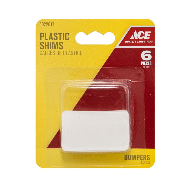 CALCES DE PLAST 2X 1.1IN 6PZ BCO