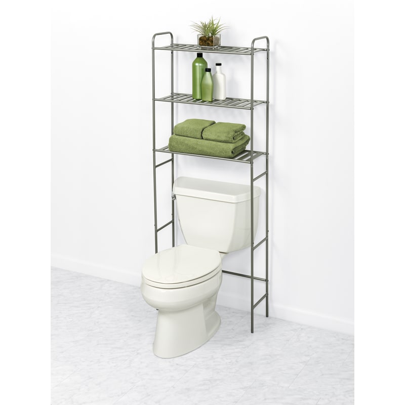 ZH ESTANTE ORG P/BAÑO ACAB PLATA