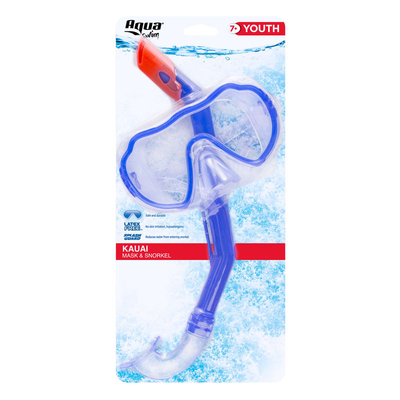 AQUA JUEGO DE MASCARA PARA SNORKEL
