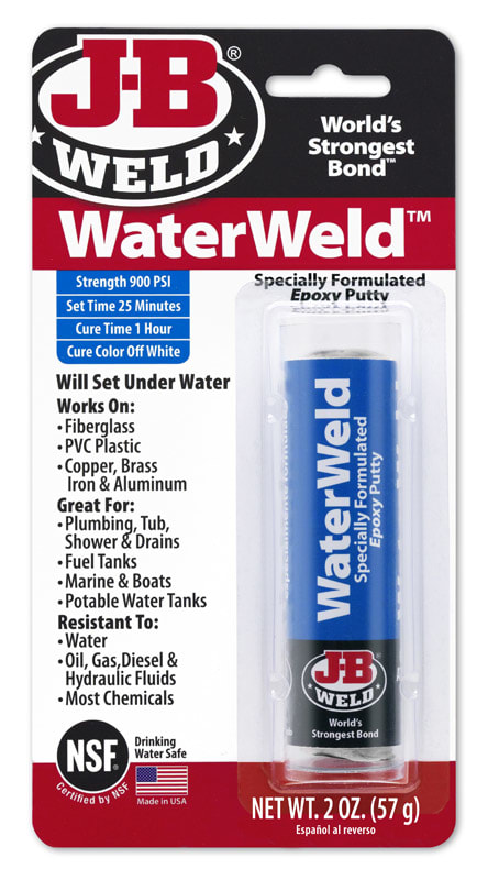 J-B WELD WATERWELD AUTO EPOXY 2OZ