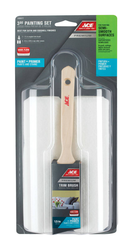 ACE PREMIUM BROCHA Y RODILLO SET 3PZ