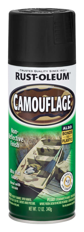 SPRAY CAMUFLAJE NEGRO MATE 340G