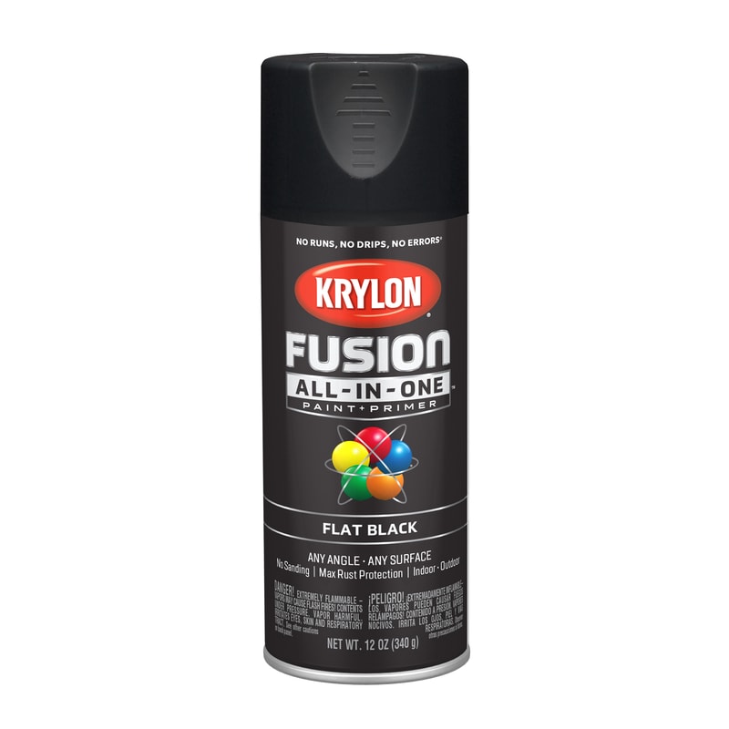 KRYLON PINT-PRIMER NEGRO MATE 12OZ