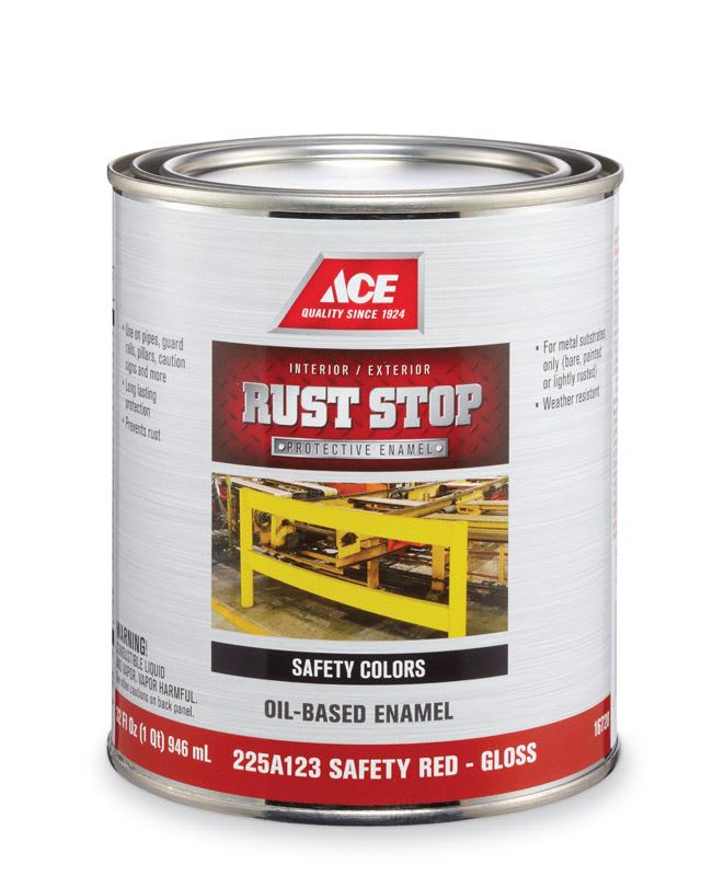 ACE RUSTSTOP PINTURA MET ROJ O-B 1QT