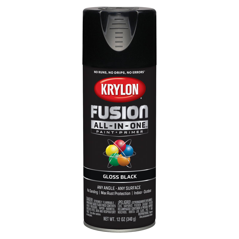 KRYLON PINT-PRIMER NEGRO BRILLANTE