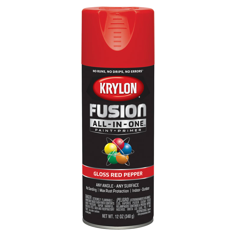 KRYLON PINT-PRIMER ROJO BRILLANTE 12OZ