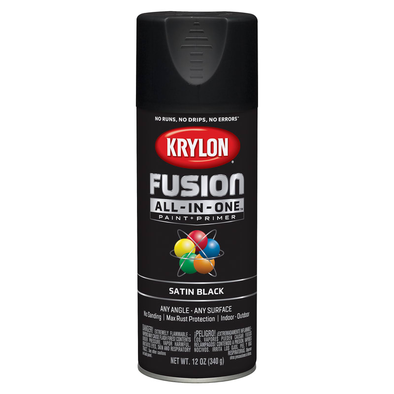 KRYLON PINT-PRIMER NEGRO SATIN 12OZ