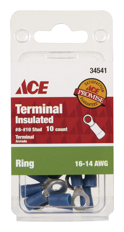 ACE TERMINAL ANILLO 16-14AWG 10PZ