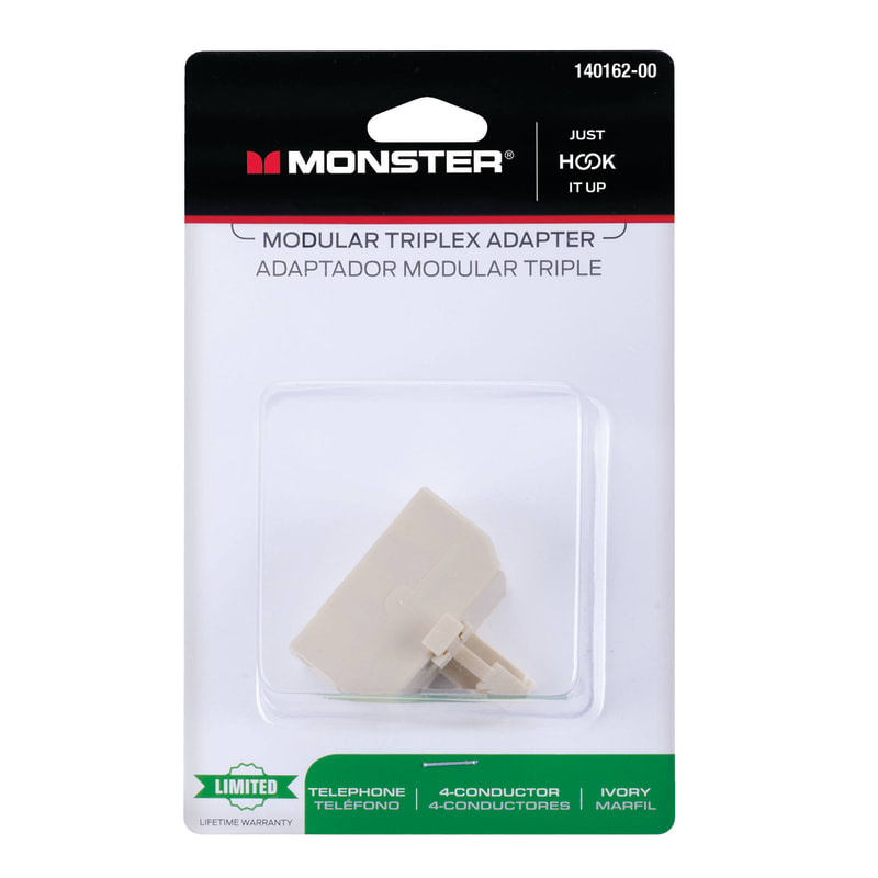 MONSTER ADAPTADOR MODULAR TRIPLE MF