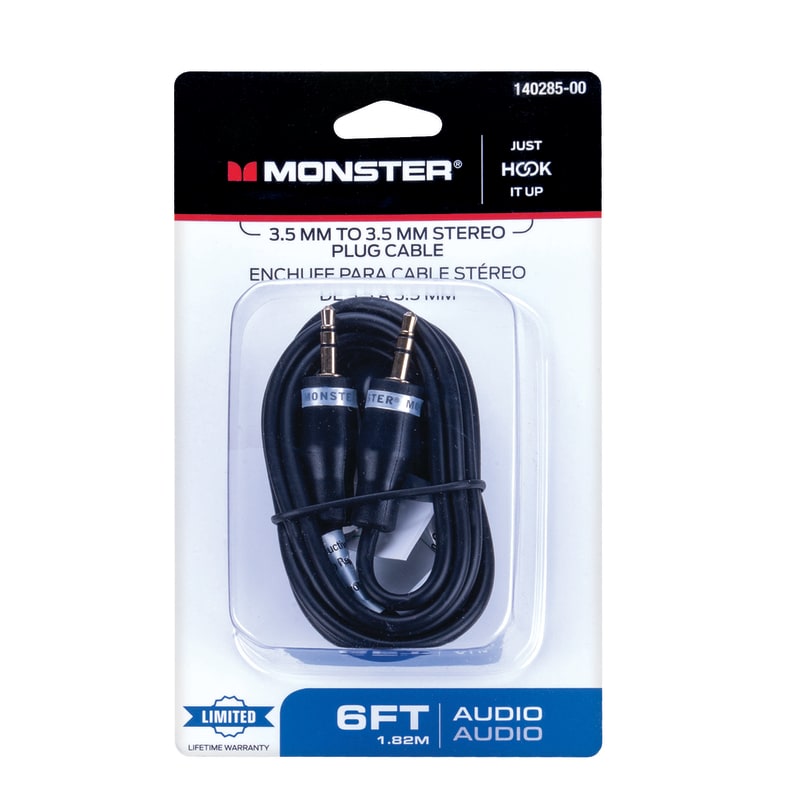 MONSTER ENCHUFE P/CABLE STEREO 3.5mm
