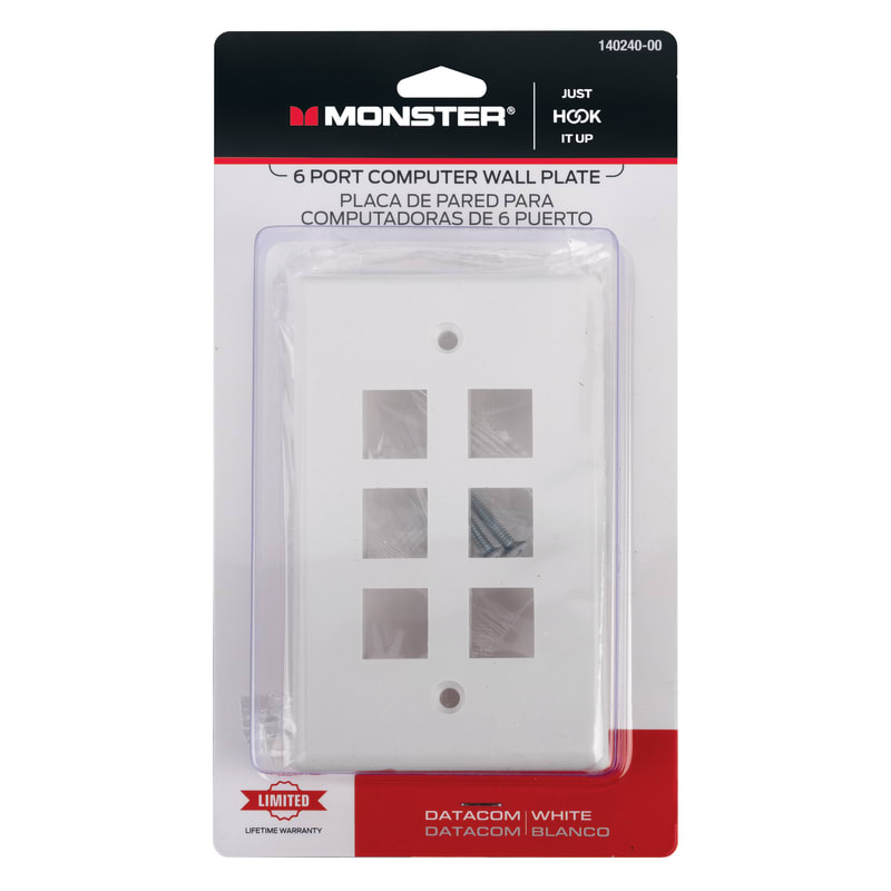 MONSTER PLACA P/ COMPUTADORA 6P BL