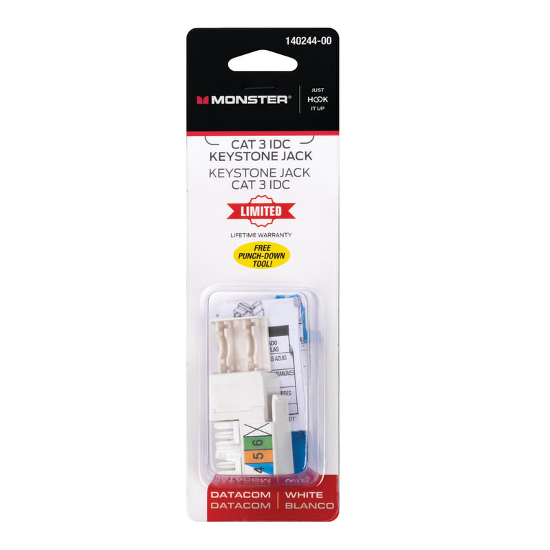MONSTER ADAPTADOR CABLE CAT3 BL