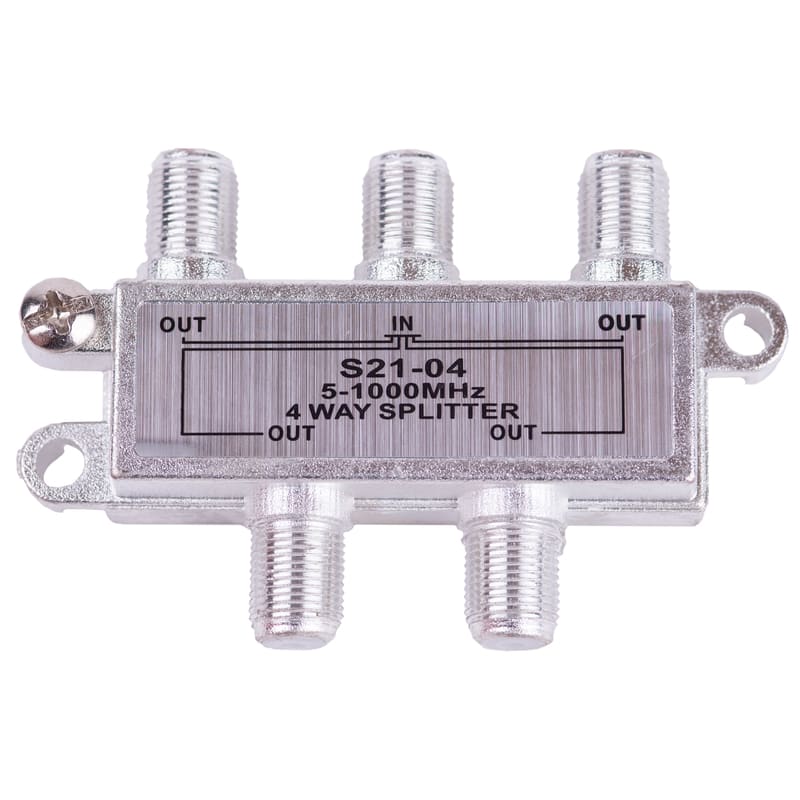 MONSTER DIVISOR COAX DE SEÑAL 4 VIAS