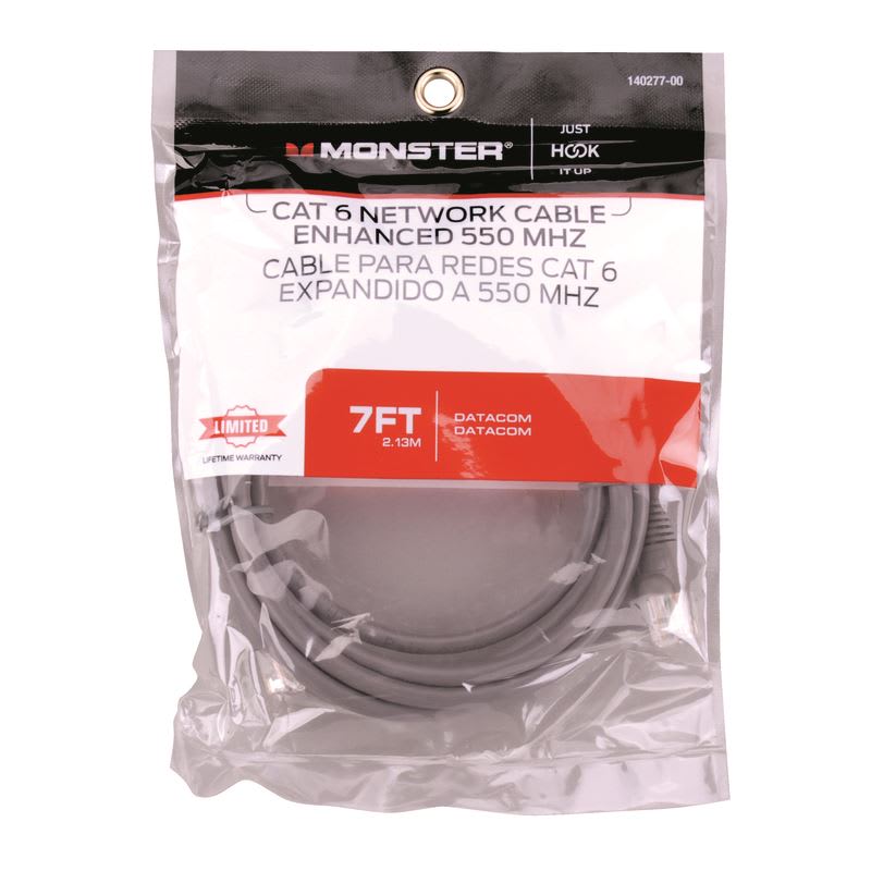 MONSTER CABLE P/ REDES CAT6 7ft 550