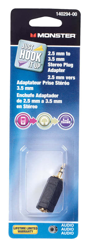 MONSTER ENCHUFE ADAPTADR 2.5mm 3.5mm