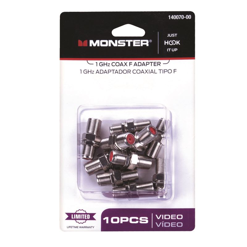MONSTER ADAPTADOR COAX F a F 10PZ