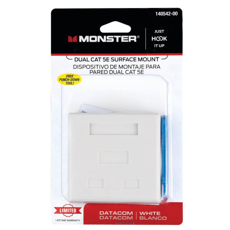 MONSTER DISPOSITIVO MONT DOBLE CAT5e