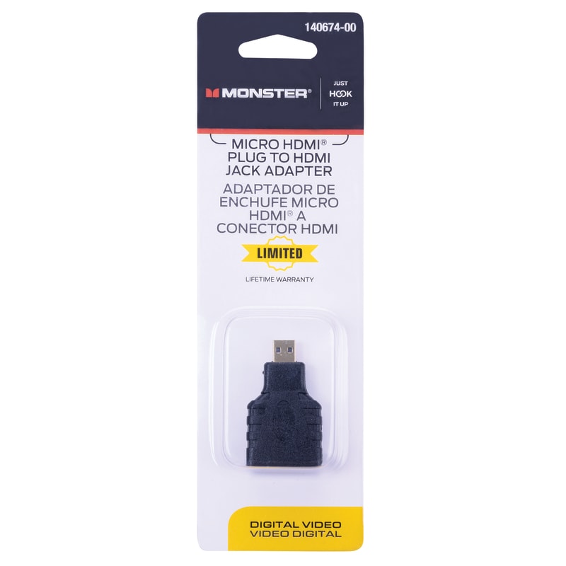 MONSTER ADAPTADOR HDMI A MICRO HDMI