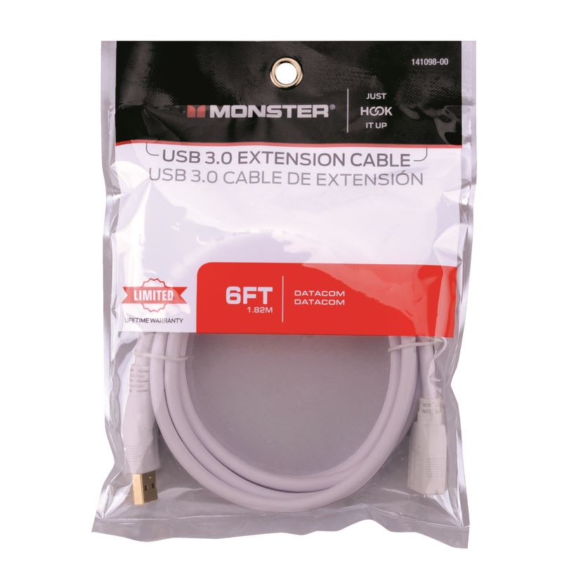 MONSTER CABLE D/EXTENSION USB3.0 6ft