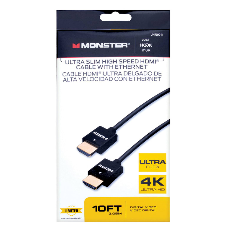 MONSTER CABLE HDMI DELGADO 10ft