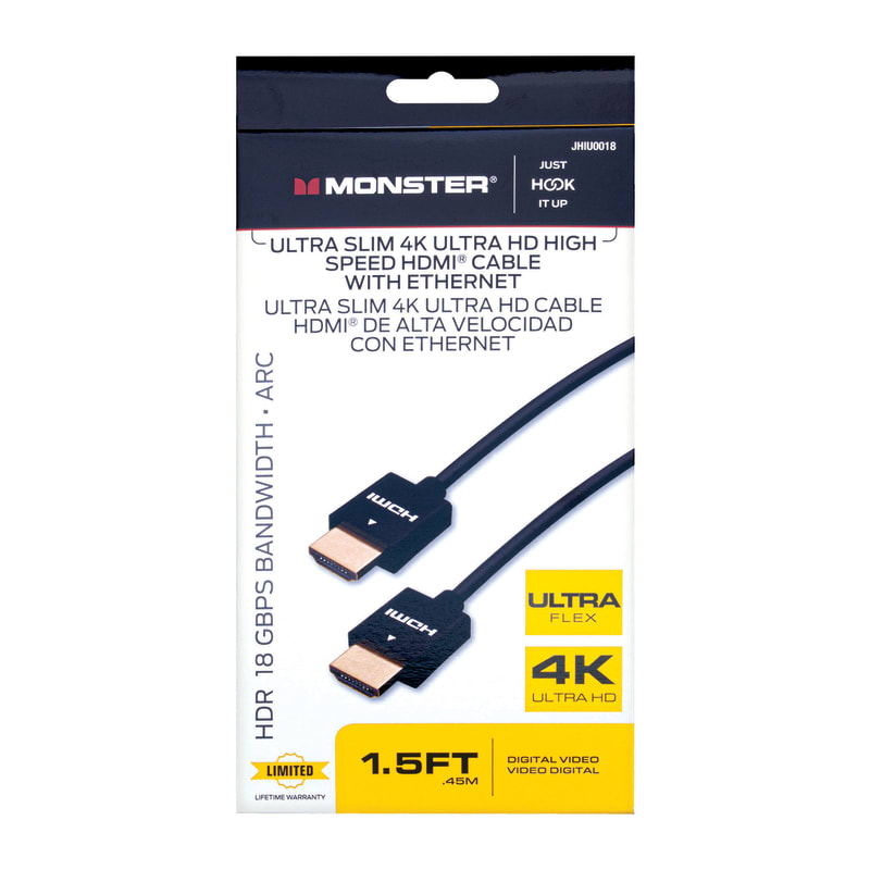 MONSTER CABLE HDMI DELGADO 1.5ft