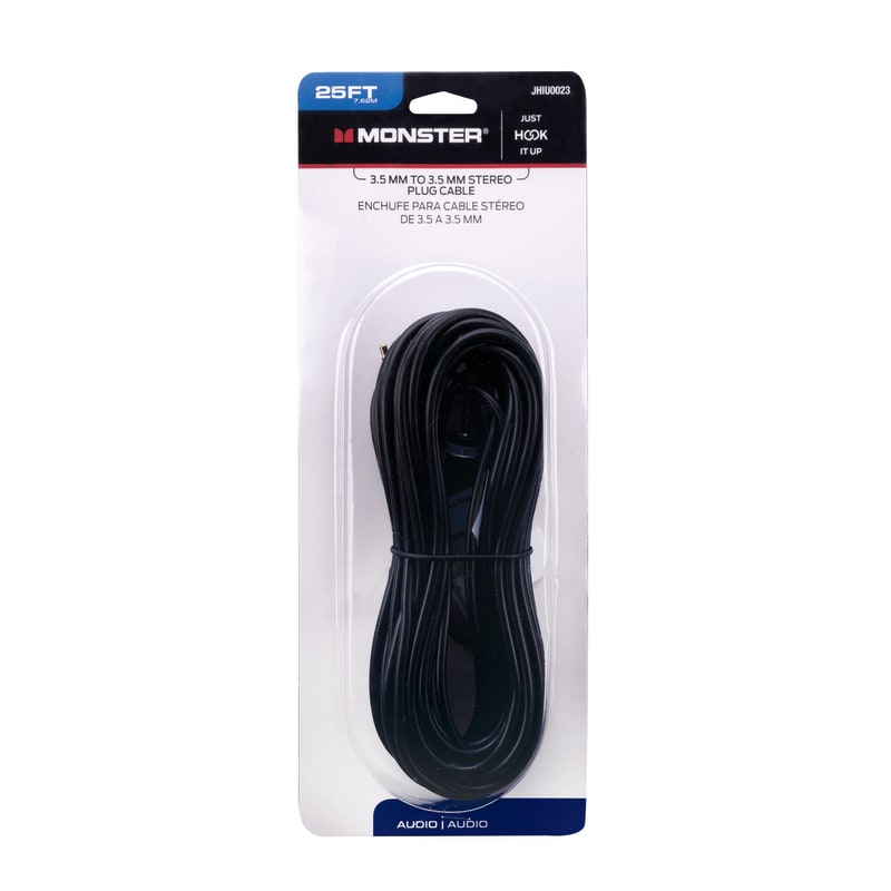 MONSTER CABLE ESTEREO 3.5mm 25ft