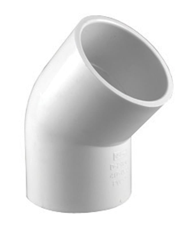 CODO PVC DESLIZANTE 45 3/4 PG CD40