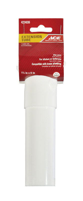 TUBO EXTENSION POLIPROPILENO 1.5 6PG