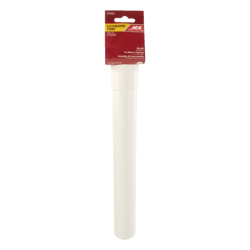 TUBO EXTENSION POLIPROPILENO 1.5 12P