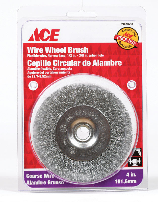 ACE CARDA CIRCULAR ALAMBR GRUESO 4IN