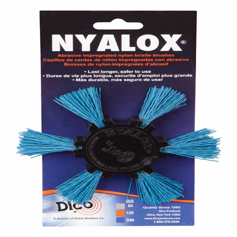DICO CEPILLO CERDAS NAILON OXIDO 4IN