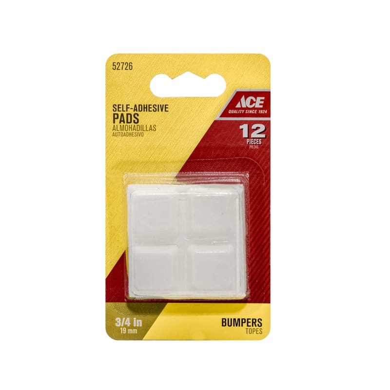 ACE ALMOHADILL ADHESIV BCO 3/4IN 4PZ